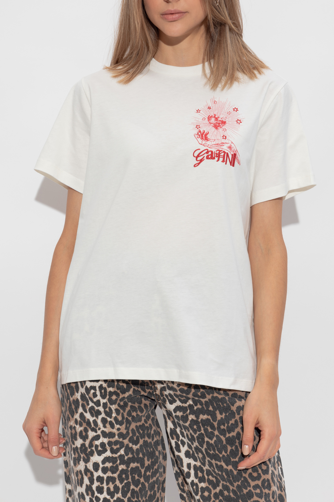 Ganni Printed T-shirt | Women's Clothing | Vitkac